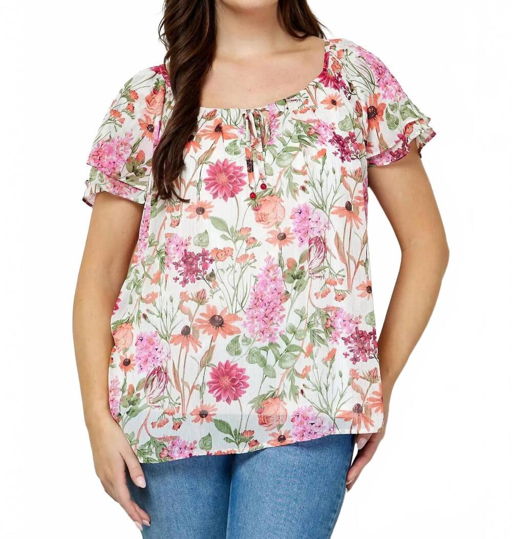 NEW WINSLOW COLLECTION juliet top in floral